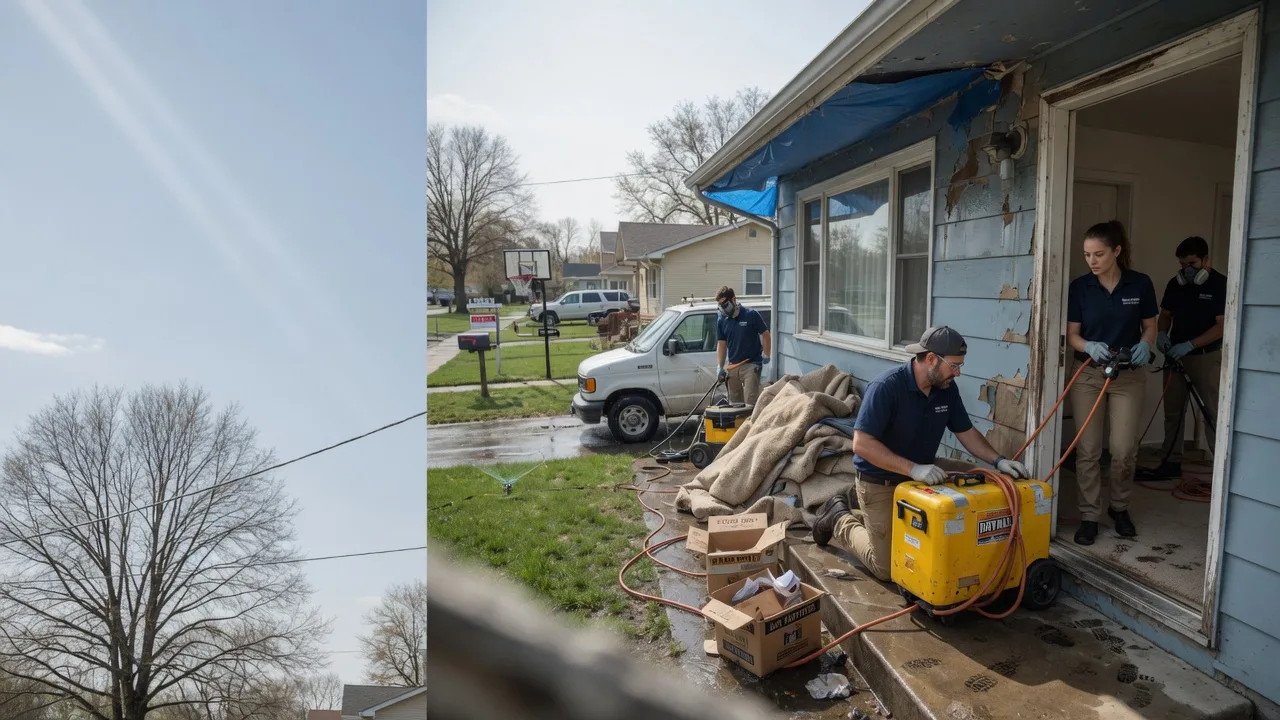 Basement Flood Cleanup in Troy, IL near me